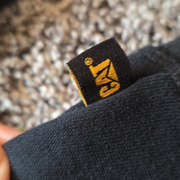 Caterpillar CAT Embroidered Logo Hoodie Kids Size 10/12 - Picture 4 of 6